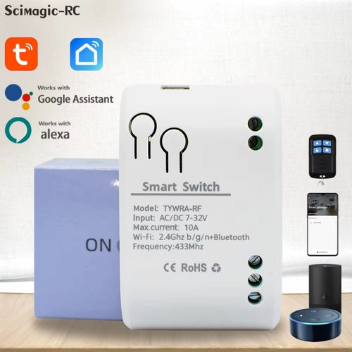 Interruptor Inteligente Relé Wifi Tuya Smart Life 10A 12V-220V