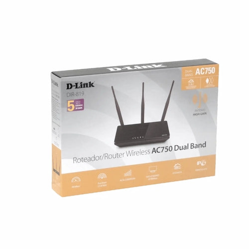 DIR-819. Router WiFi D-LINK AC750 5GHz y 2.4Ghz.