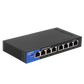 Switch Gigabit de 8 puertos Linksys SE3008 para escritorio.