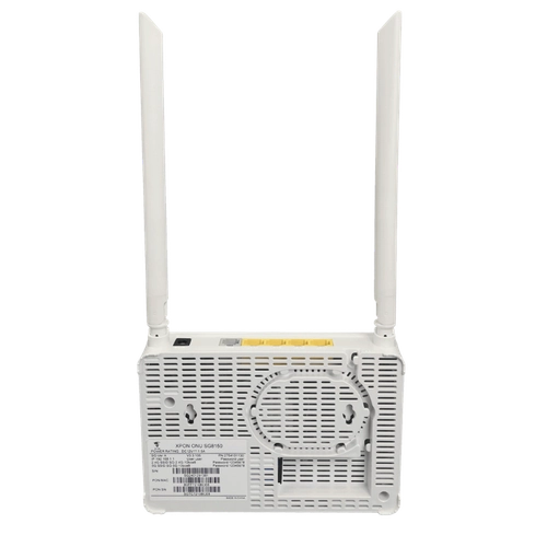 SG8150 ONU WiFi5 req-12VDC XPON 2,4/5GHz RJ11-FXS 4-1000 SC/UPC 2-USB-AH 2ant