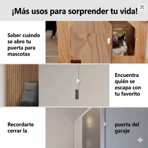 Sensor Magnético Inteligente IMOU para Puertas y Ventanas – Alarma Antisabotaje y Batería de 2 años