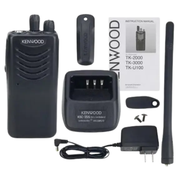 Radio Portátil Kenwood TK-3000: Potencia y Claridad en un Diseño Compacto