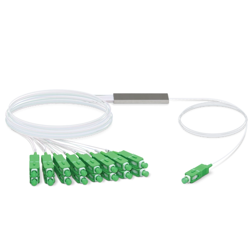 UF-SPLITTER-16. UBIQUITI 1x16 SC/APC Divisor PLC GPON 3mt 150+150cm 0,9mm 1260-1650nm