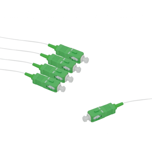 UF-SPLITTER-4. UBIQUITI 1x4 SC/APC Divisor PLC p/GPON 3mt 150+150cm 0,9mm 1260-1650nm