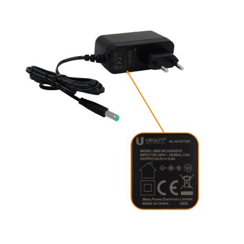 UF-WIFI. UBIQUITI 2,4-N300 GPON ONU 4-1000 1-SC/APC SM B+ inc24V-Plug 126x126mm