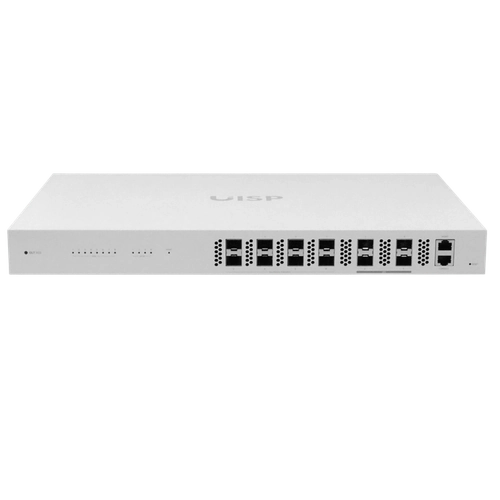 UISP-FIBER-OLT-XGS. UBIQUITI OLT 8-GPON+10G 4-SFP28 Console-RJ45 MGMT-IP FTTHx2048