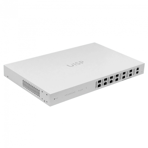 UISP-FIBER-OLT-XGS. UBIQUITI OLT 8-GPON+10G 4-SFP28 Console-RJ45 MGMT-IP FTTHx2048