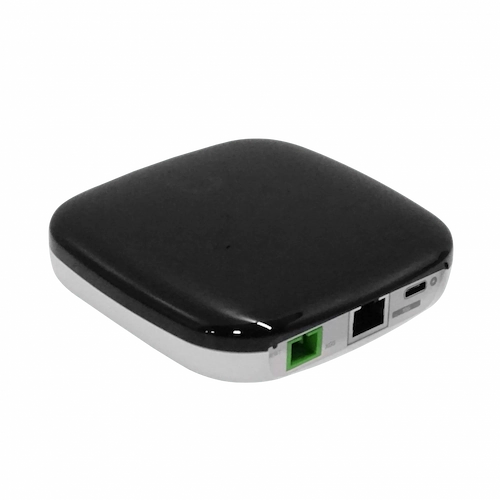 UISP-FIBER-XGS. UBIQUITI XGSPON CPE 1-10G 1-SC/APC SM inc-5V/3A/Type-C 20km Router