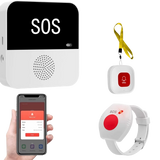 Botón De Pánico SOS Wi-Fi Para Adultos Mayores Y Cuidadores