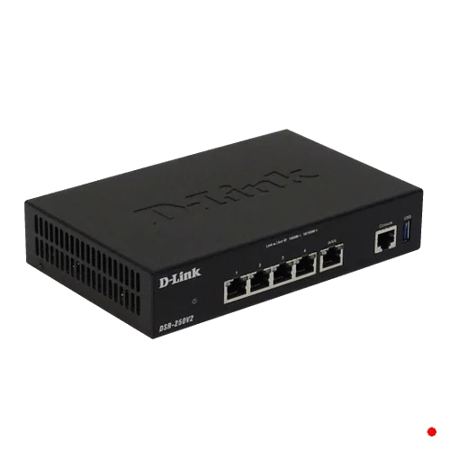 D-link 3-1000 1-wan 1-Configu Console-RJ45 USB IPS Router inc-12V/1,5A - DSR-250V2
