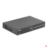 D-Link 8-1000-PoE48V-af/at 140W-tot 802.3at Switch no-Admin Rack 240V | DGS-1008MP
