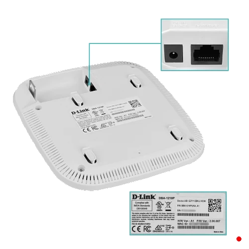 D-Link AC1300 1-1000 2,4/5GHz req-PoE-at Nuclias Cloud-Managed AP | DBA-1210P