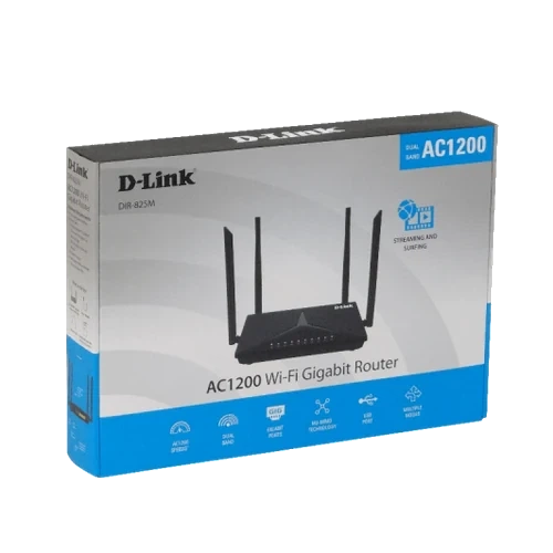 D-Link Mesh 4-1000 AC1200 USB 2,4/5GHz 300/867mbps 4-Fijas-5dBi 1-WAN | DIR-825M