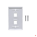 GENERICO Blanco 2-Keystone Vertical Faceplate 70x114mm - FP2WU