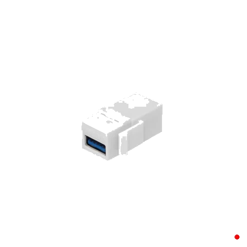 GENERICO Keystone A-A Usb-usb Blanco Plastico - KUAA