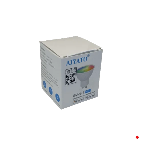 HomeKit Apple Gu10 WiFi5 solo-2,4Ghz 5W Rgbw 450lm 90-260vac Ampolleta - GUAPEKI