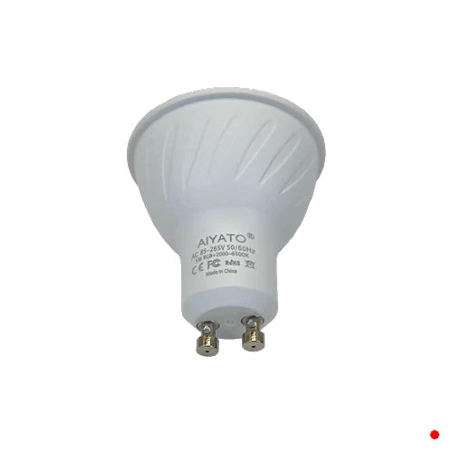 HomeKit Apple Gu10 WiFi5 solo-2,4Ghz 5W Rgbw 450lm 90-260vac Ampolleta - GUAPEKI