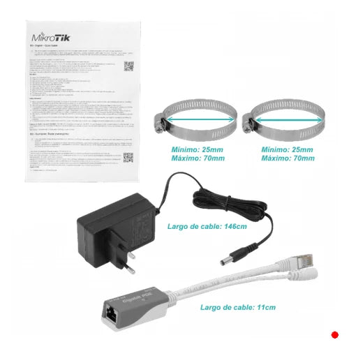 MikroTik 1-1000 CAT18 6-Antenas 9-bandas 1200/150Mbps L3 inc24V 315mm | ATL-LTE18