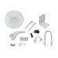 MikroTik 1-Grilla 60GHz 802.11ad 1-1000 L3 inc24V 1,8gbps 1,5km 391mm | LHG-60G