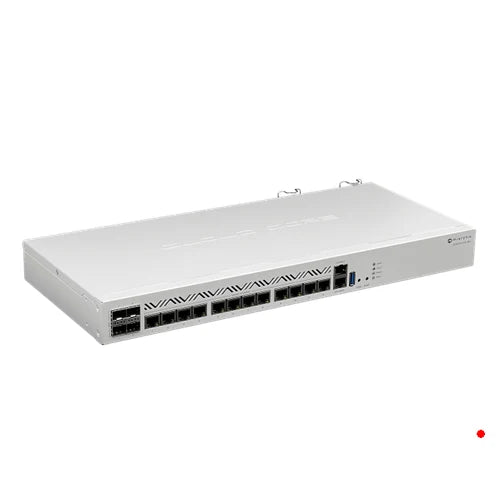 MikroTik 16-2GHz 13-1000 4-SFP+ RS232-RJ45 L6 2-220VAC req-Cables-C13 | CCR2116-12G-4S+