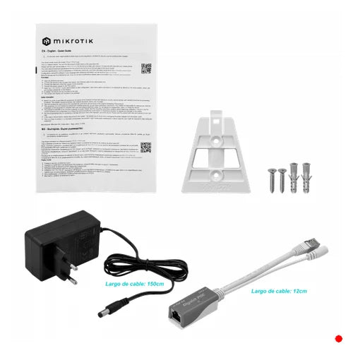 MikroTik 2-1000(1-PoE-In) 1-SFP-2,5GMedio Converter IP55 inc-48Vdc | FTC21