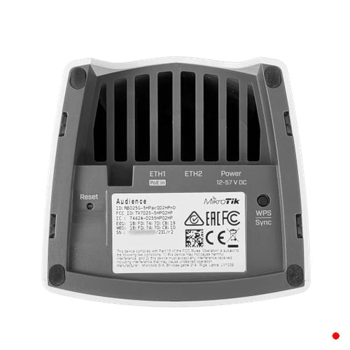 MikroTik 2-1000 AC2100 MU-MIMO 2,4/2x5GHz RouterOS-L4 inc-24V | AUDIENCE