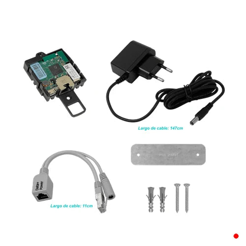 MikroTik 2,4GHz L4 1,5dBi CAPsMAN 1-100-POE/5-60V 22dBm Techo/Muro/3D | CAP-LITE
