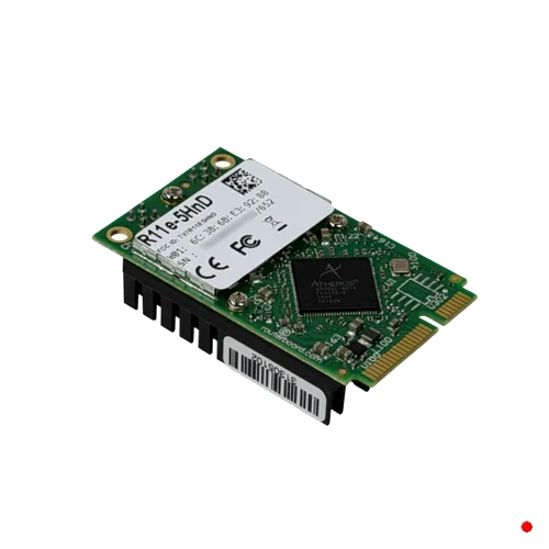 Mikrotik 2-mmcx 27dbm 5ghz A/N 500mw Atheros Ar9580 Minipcie - R11E-5HND