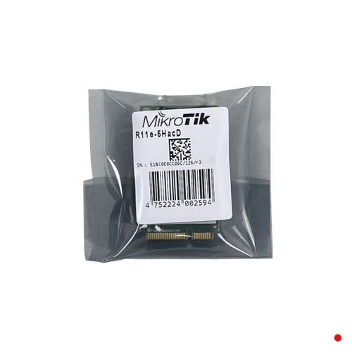 MikroTik 2-MMCX 27dBm MiniPCIe 5GHZ 802.11AC-866M 500MW QCA9882 | R11E-5HACD
