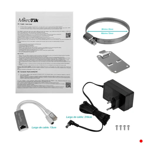 MikroTik 2X2 27DBM 2-RPSMA 1-MPCIE 1SIM L4 1-1000 1-SFP 1USB EXT 922D | NETMETAL5-2P