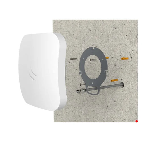 MikroTik 2x2-2dBi 2,4GHz-N300 5Ghz-867 L4 inc-24V 2-1000-PoEPass 26dBm | CAP-AC