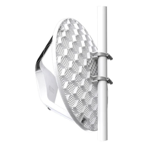 MikroTik 3-unids Grilla 24,5dBi 7º 1-100 2x2 L3 391mm inc24V RBLHG-5ND | LHG-5-3U
