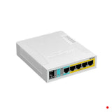 MikroTik 5-1000-(4-PoE/9-28VDC) 1-SFP SwOS VLAN Switch Admin no-Rack | RB260GSP