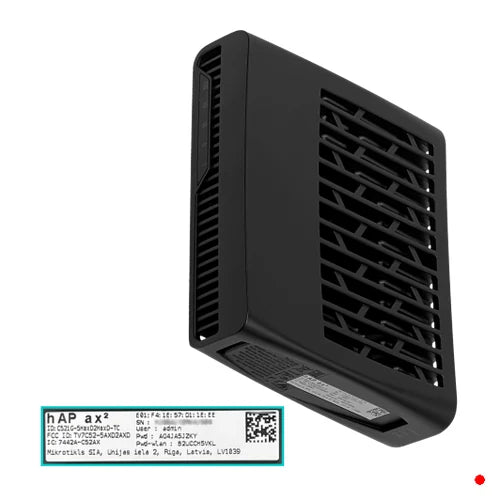 MikroTik 5-1000 PoE-i/o AX1800 2,4GHz/5GHz 4dBi L4 C52iG-5HaxD2HaxD-TC | HAP-AX2