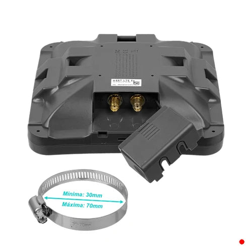 MikroTik 5dBi 699-2690MHz 0,7-2,7GHz 2x2 Antena 2-.SMA-H 129x129x34mm | MANT-LTE-5O