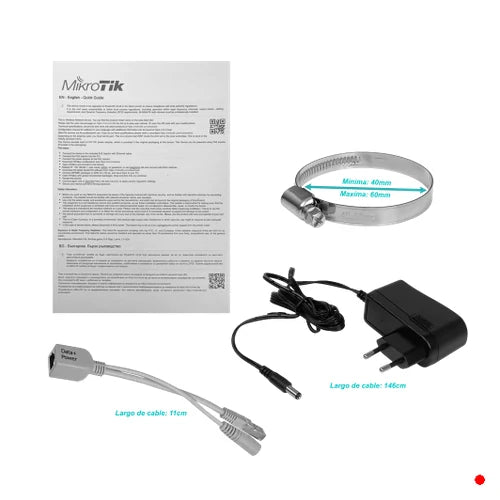 MikroTik 5GHz 265mm L3 21dBi 25dBm 64mb 600MHz 1-100-PoE 5150-5875MHz | DISC-LITE5