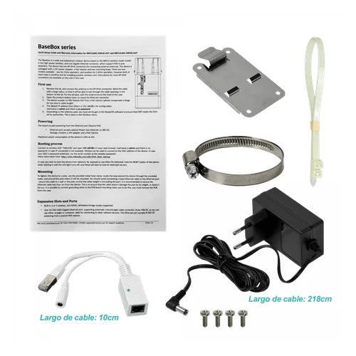 MikroTik 6GHz 2x2 5,9-6,4GHz 1-1000 2-RPSMA L4 Sim RB912UAG-6HPnD-OUT | BASEBOX6