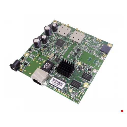 MikroTik 802.11ac 2x2 2-MMCX 1300mW 1-1000-PoE/8-30V 720MHz 128mb L3 | RB911G-5HPACD