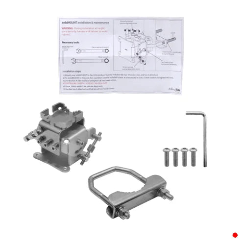 MikroTik 95x88x108mm Montaje para serie LHG y LHGXL | SOLID-MOUNT