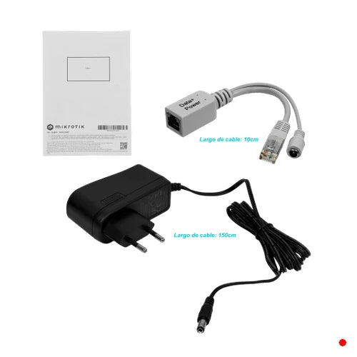 MikroTik 9dBi 17º 5GHz 25dBm L3 1-100 inc24V p/Dish-DirecTV-40mm | LDF-5