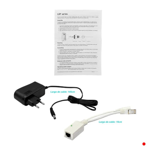 MikroTik 9dBi AC 17º 5GHz 25dBm L3 1-1000 inc24V p/Dish-DirecTV-40mm | LDF-5AC