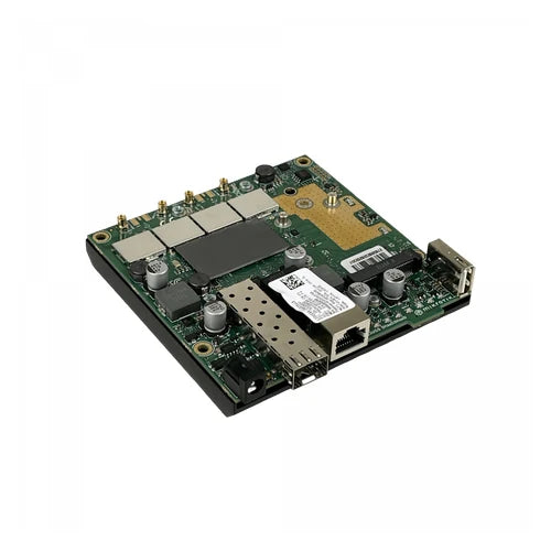 MikroTik AP WiFi6 1-1000 SFP-2,5G 1-MiniPCIe USB 1-Sim 2,4/5GHz 24Vdc | L23U