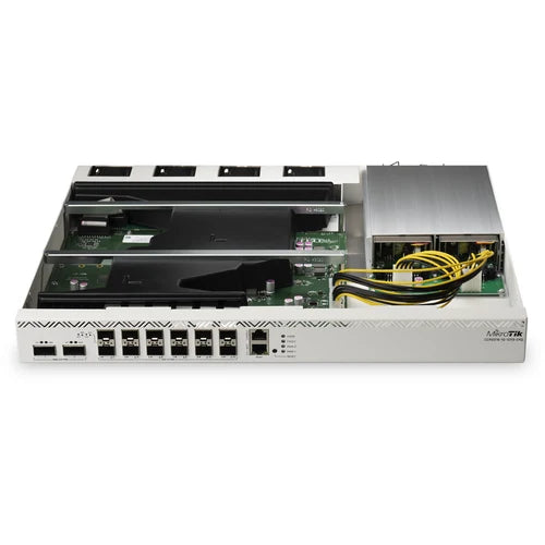 MikroTik 2-QSFP28-100G 12-SFP28 1-1000 L6 2-220VAC req-cables-C13 | CCR2216-1G-12XS-2XQ