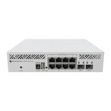 MikroTik L5 8-2500 2-SFP+10G USB-AH DC-Jack inc-24V Switch Admin Rack | CRS310-8G+2S+IN