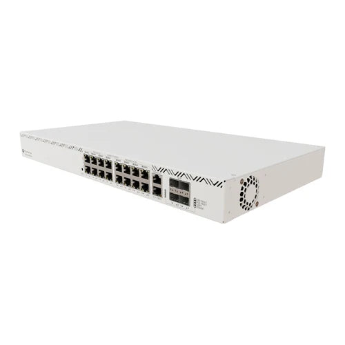 MikroTik 16-1000-PoE+(8-bt) 4-SFP+10G Console Switch L5 tot600W 220VAC | CRS320-8P-8B-4S+RM