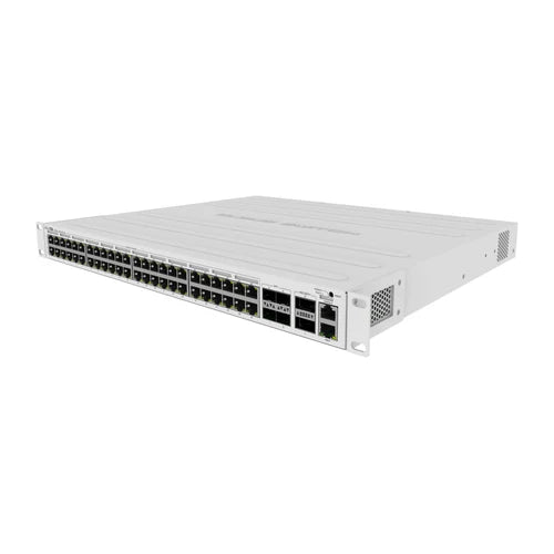 MikroTik req-C13 2-QSFP+40G 48-1000-PoE 4-SFP+10G MGMT L5 1-PSU Switch | CRS354-48P-4S+2Q+RM