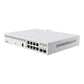 MikroTik 8-1000-PoE 140W-tot 2-SFP+10G Switch Rack 100-240VAC 48-57VDC | CSS610-8P-2S+IN