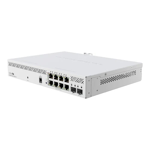 MikroTik 8-1000-PoE 140W-tot 2-SFP+10G Switch Rack 100-240VAC 48-57VDC | CSS610-8P-2S+IN