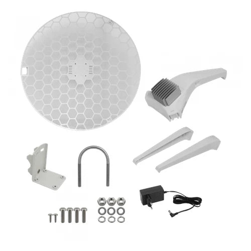 MikroTik Grilla 2,4/5GHz 27/18dBi 1-1000 1-SFP L3 550mm-Diam inc24V | LHGXL-52AC