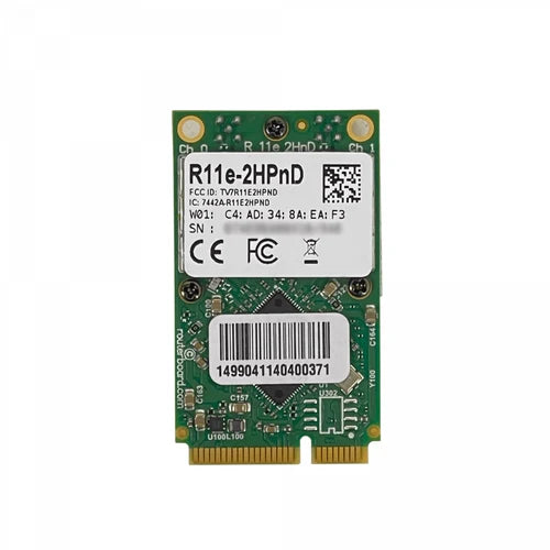 MikroTik 2-MMCX 30DBM 2,4GHZ B/G/N 1000MW ATHEROS AR9580 MINIPCIE | R11E-2HPND